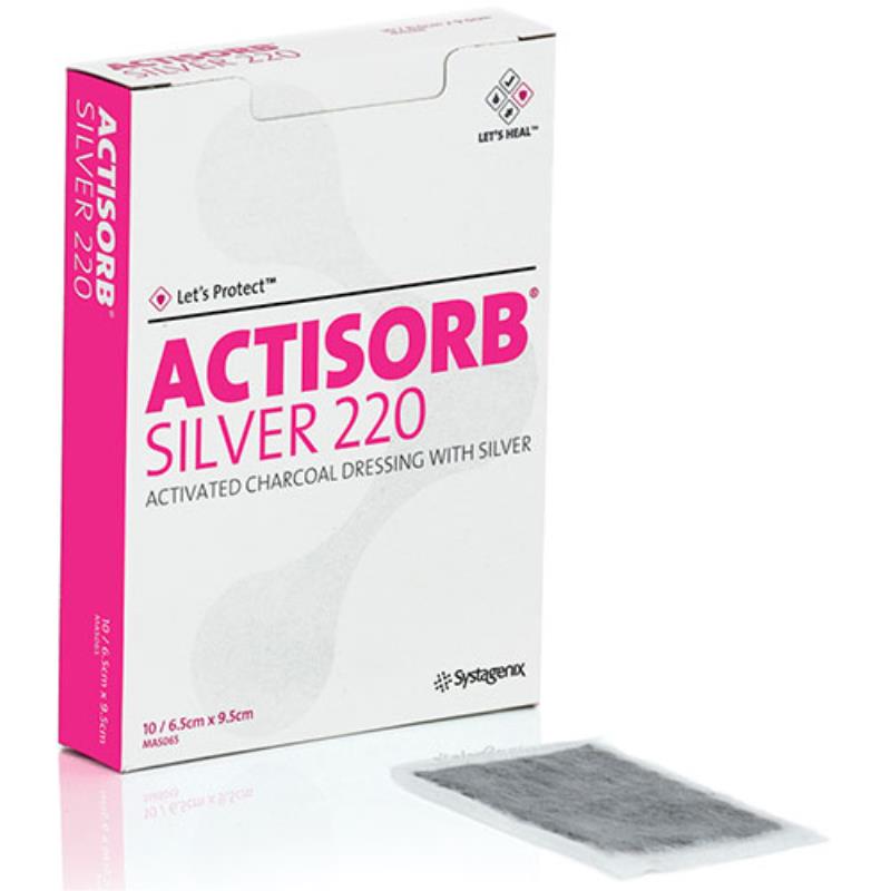 3M Actisorb Silvr 220 Penso 6,5x9,5cm 10un