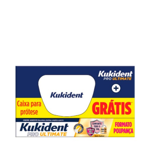 Kukident Pro Ultimate s/Sabor 57g+Of Caixa Protese