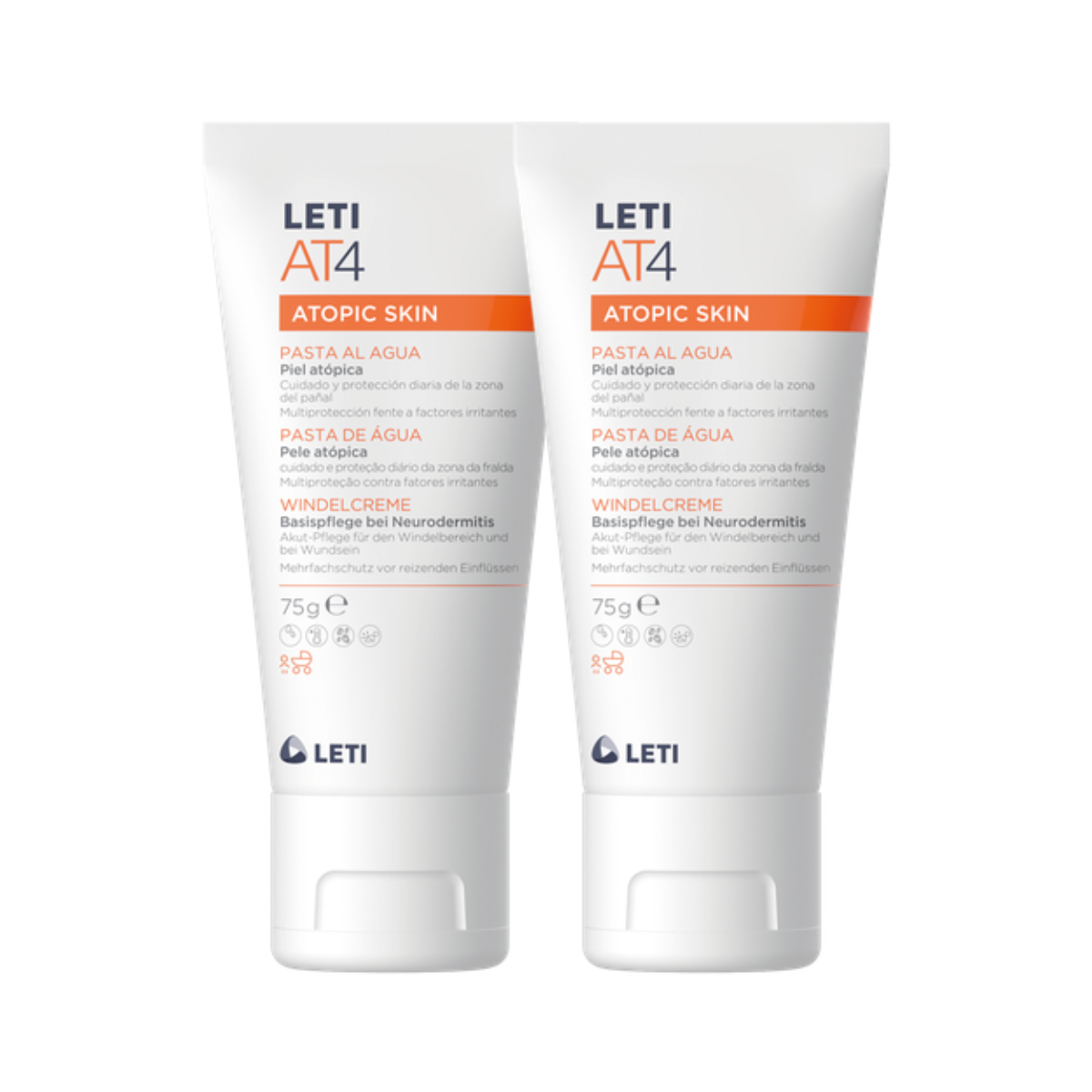 Leti AT4 Atopic Skin Pasta Agua 2un -Promo