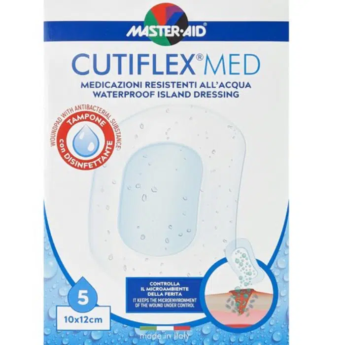 Master Aid Cutiflex 10x12cm 5un -011.66