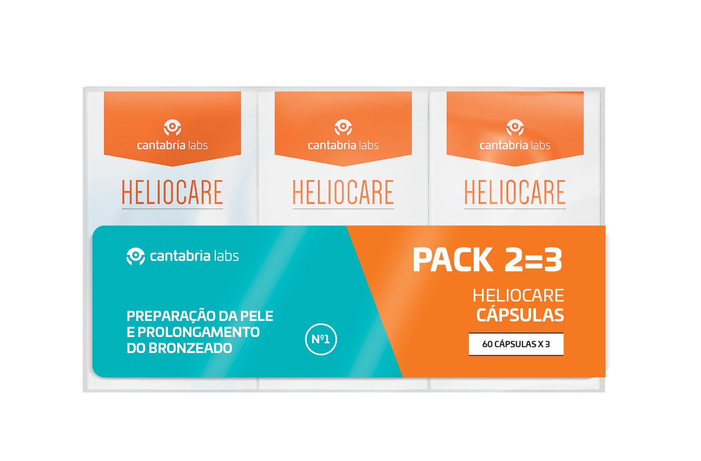 Heliocare Cápsulas  Pack 2=3