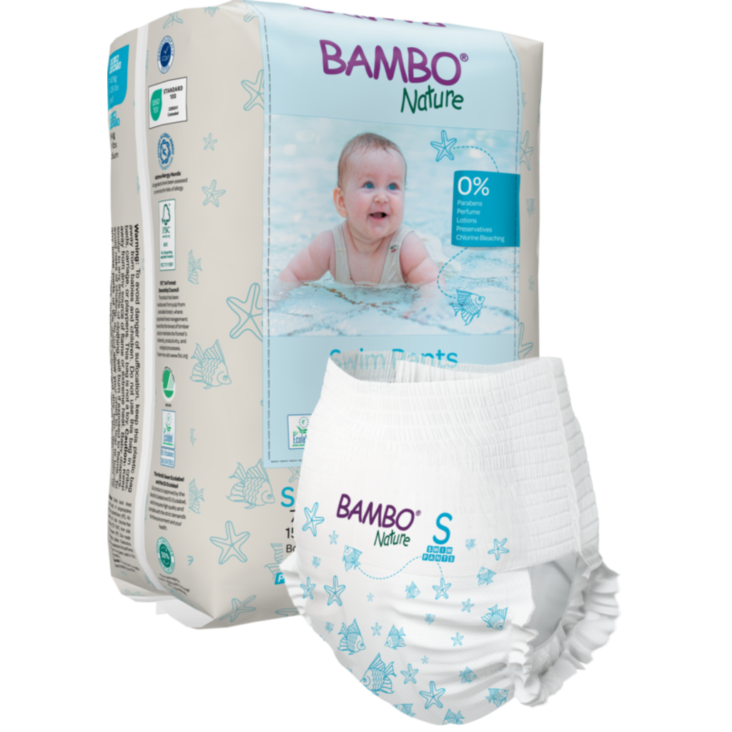 Bambo Nature Fraldas de Bebé Swim S 7-12kg 12un