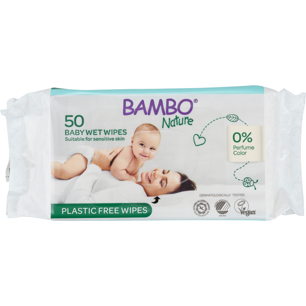 Bambo Nature Toalhitas BIO para Bebé 50un