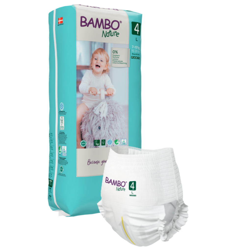 Bambo Nature Fraldas Ecológicas T4 7-14 kg PACK XL 48un