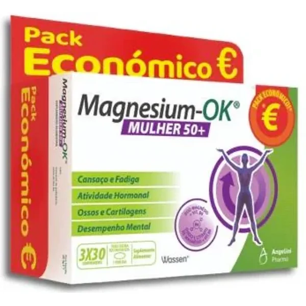 Magnesium OK 50+ Mulher 30comp 3un