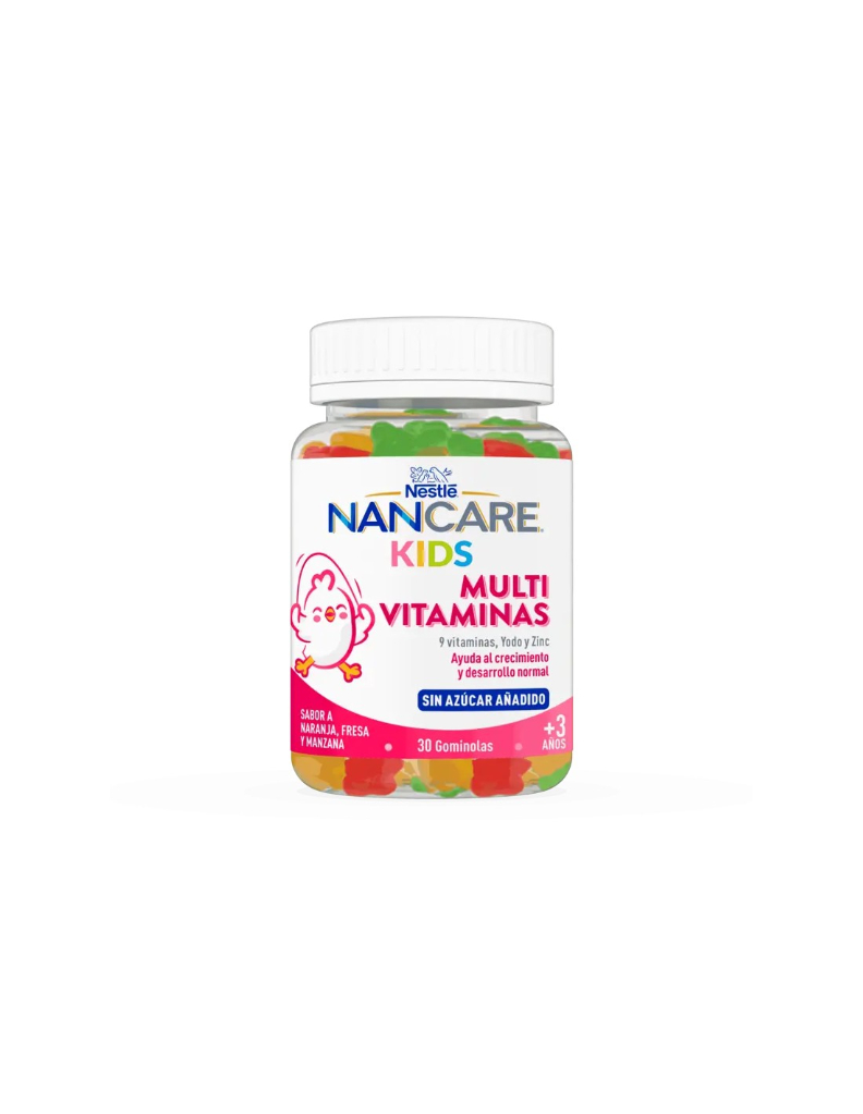 Nancare Kids Multivitaminas 3A+ 30gomas