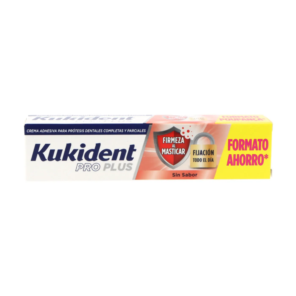 Kukident Pro Plus Firmeza Mastigar s/ sabor 57g