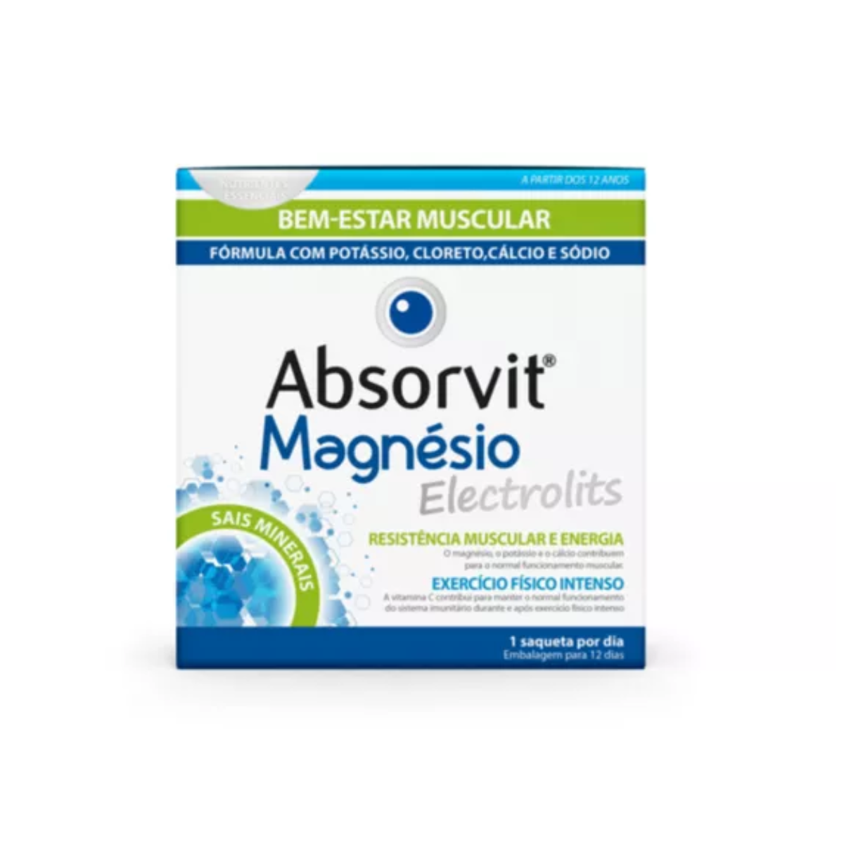Absorvit Magnesio Electrolits Sport 12saq