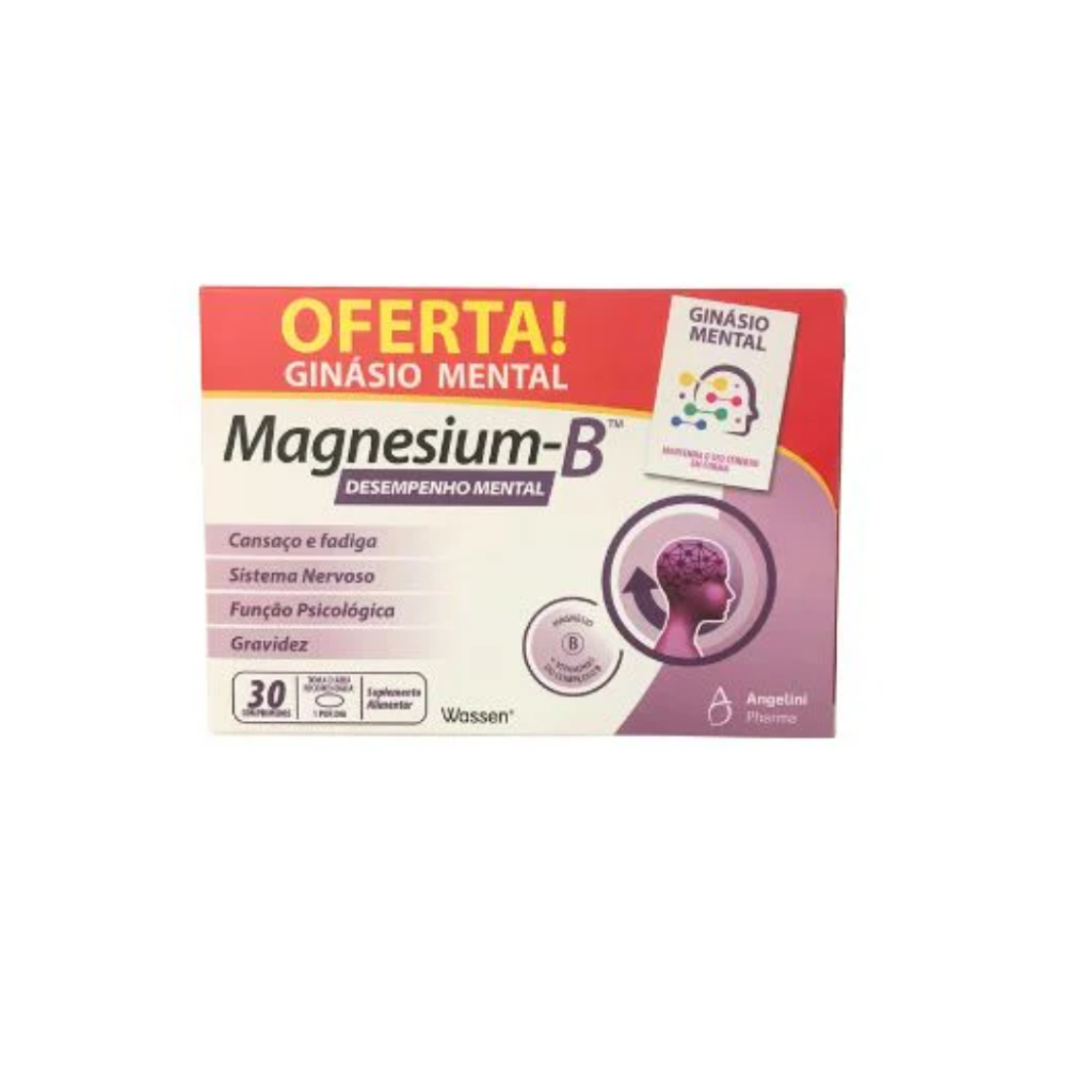 Magnesium-B 30comp + oferta de Livro