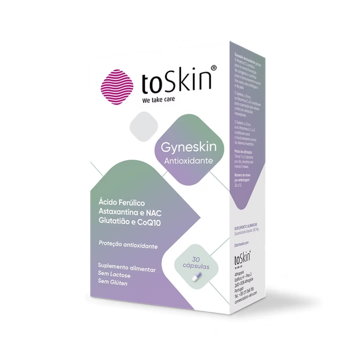 toSkin Gineskin Antioxidante 30caps