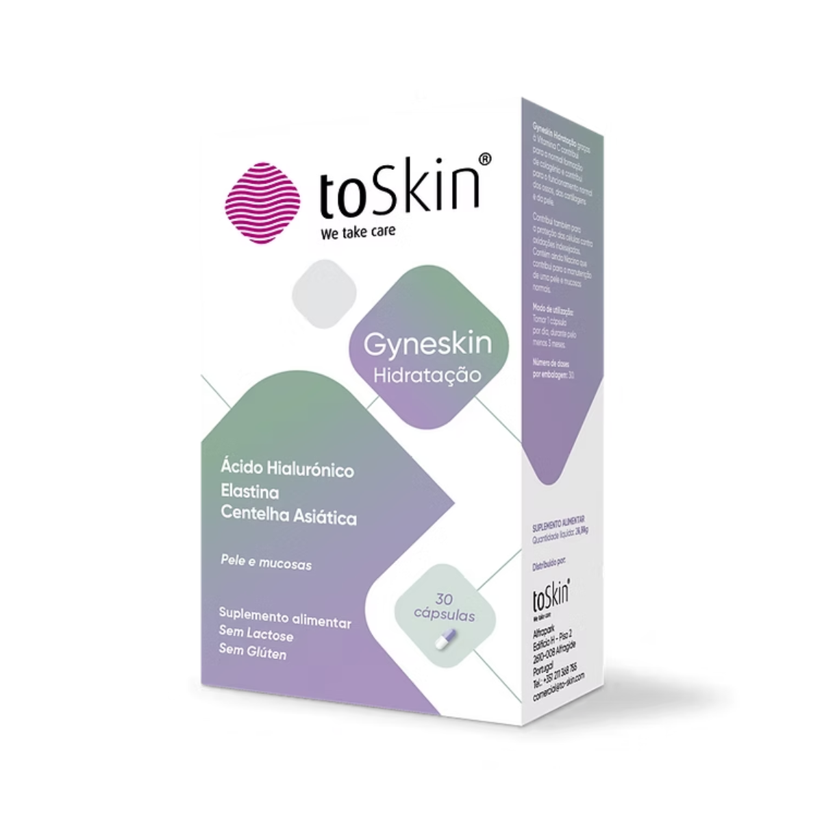 toSkin Gineskin Hidratacao 30caps