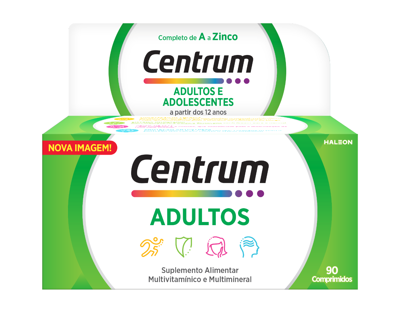 Tabletten mit Überzug Centrum Plus (90 Stück)