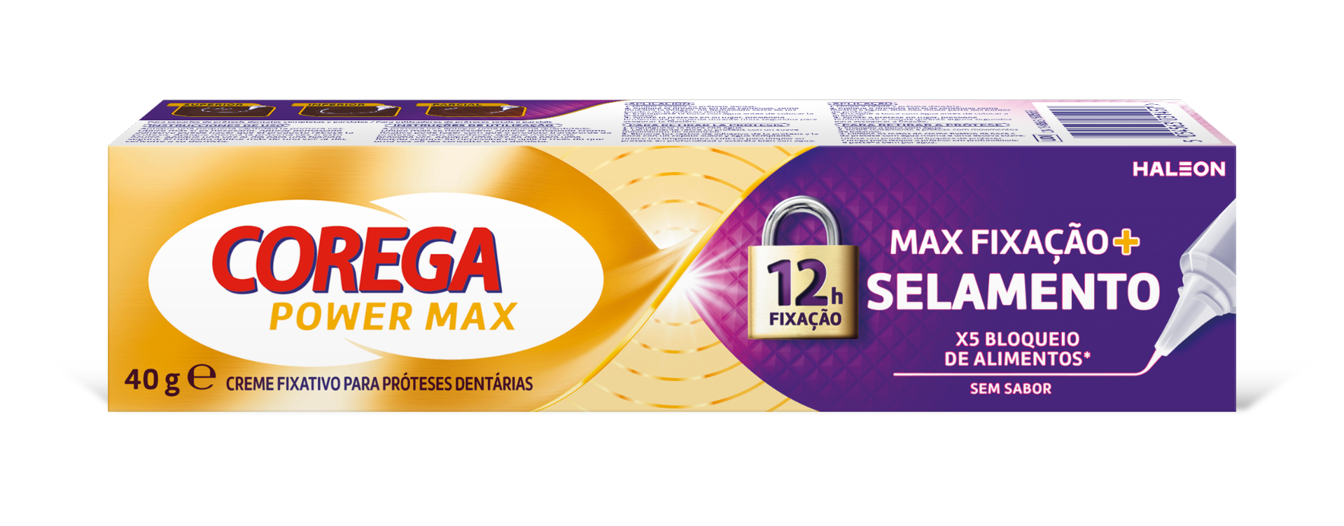 Corega Power Max Fixação + Selamento 40g