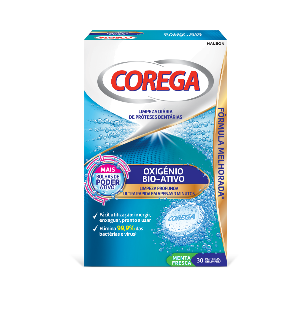 Corega Bio Aktiv Prothesen Tabletten (30 Stück)