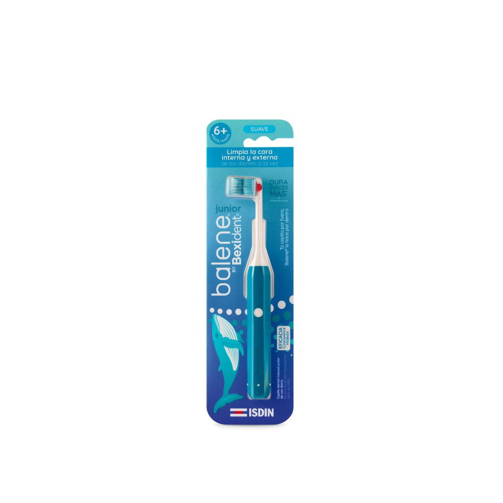 Balene By Bexident Junior Azul Escova Dentes Suave 6A+ 1un
