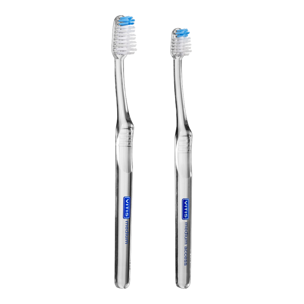 Vitis Medium Access Escova de Dentes 1un