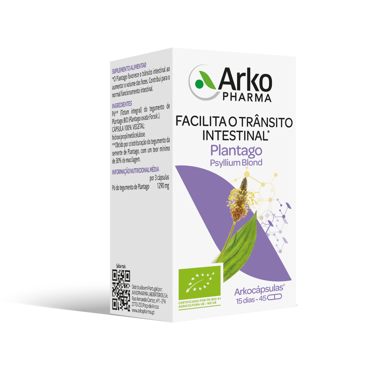 Arkocapsulas Plantago 45caps