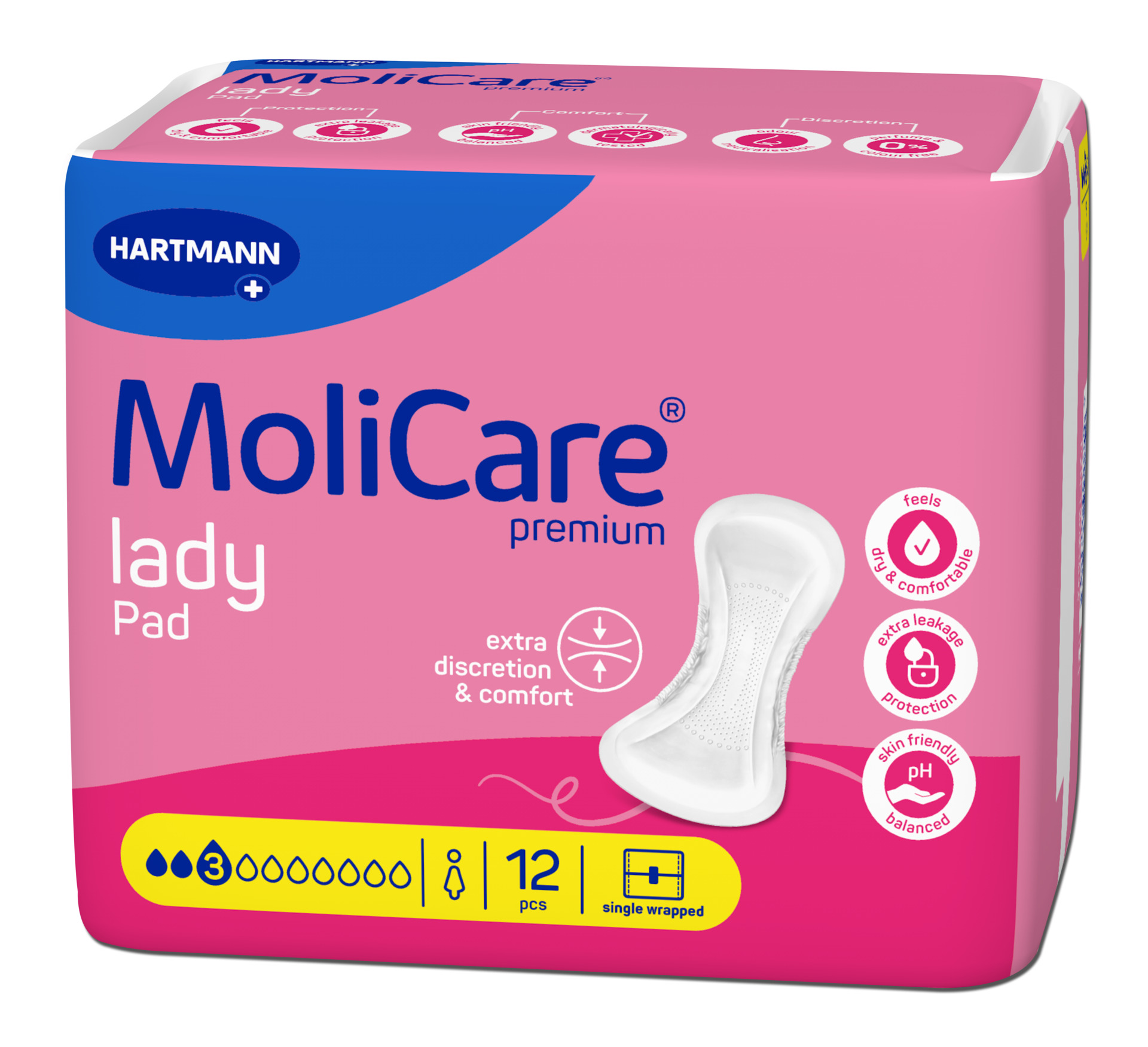 MoliCare Premium Lady Pad 3G 12un