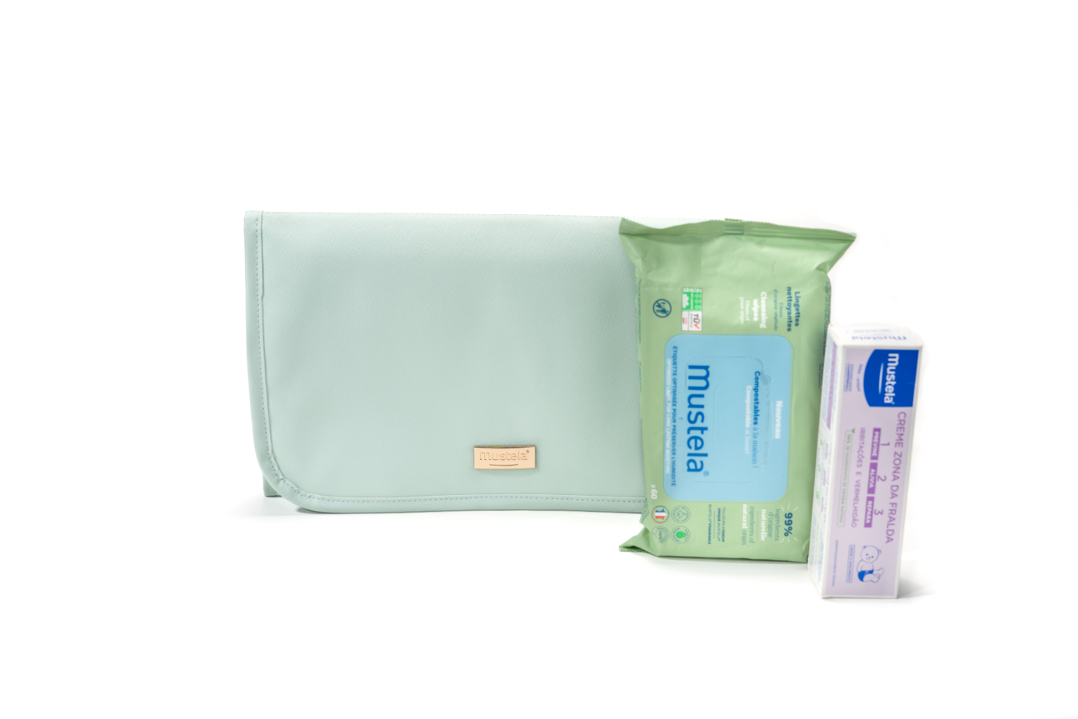 Mustela Kit Muda Fralda Menta Toalhetes + Creme