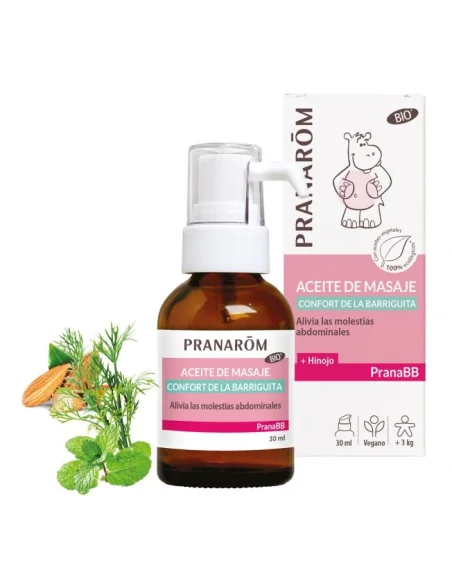 Pranarom Pranabb Óleo Massagem Conforto Digestivo 30ml