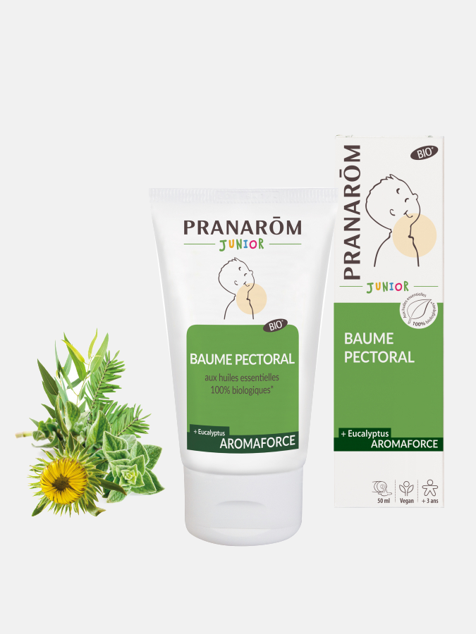Pranarom Junior Balsamo Peitoral 3A+ 50ml