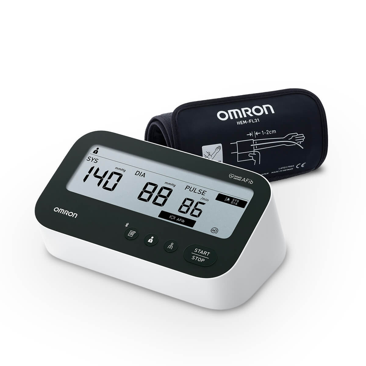 Omron M4 Connect AFib Tensiometro Braco