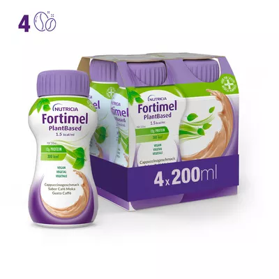 Fortimel Plant Based Protein Cappucino 200ml 4un