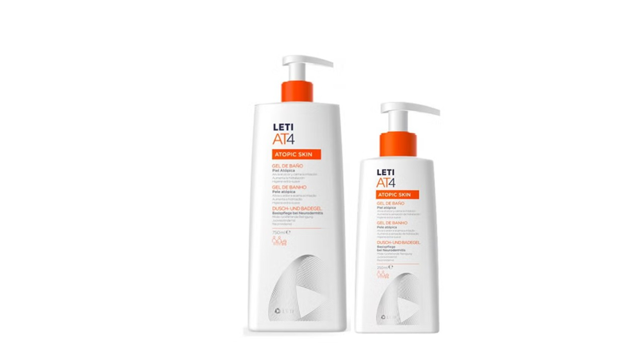 Leti AT4 Atopic Skin Gel Banho 750ml + Oferta 250ml
