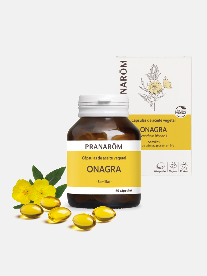 Pranarom Onagra Óleo Vegetal 12A+ 60caps