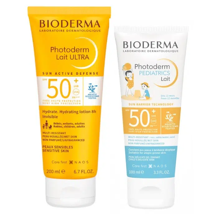 Bioderma Photoderm Leite 200ml + Leite Pediatrico SPF50+ 100ml 