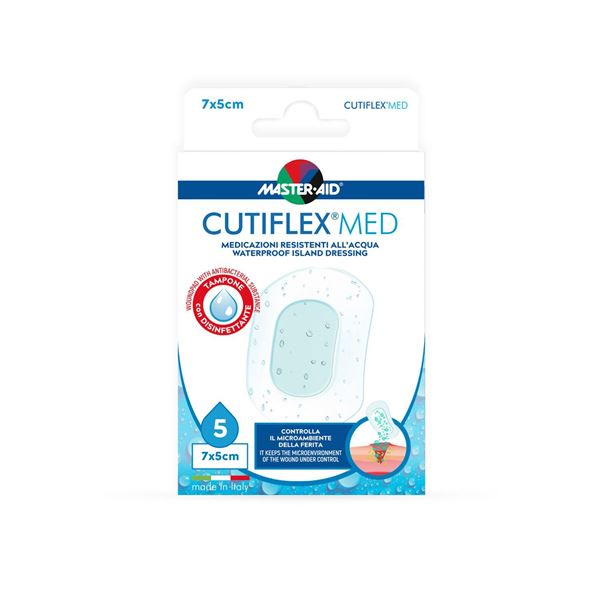 Master Aid Cutiflex Med 10x12 cm 5un