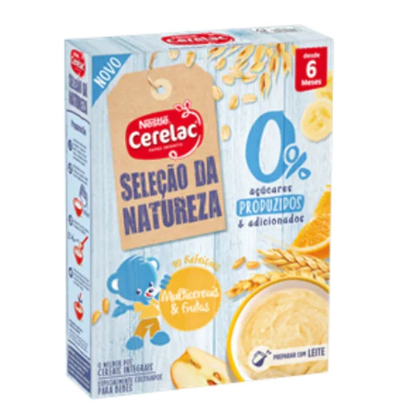 Cerelac Papa não Lactea Multicereais /Frutas 6M+ 160g 