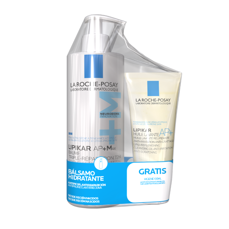 La Roche Posay Lipikar AP+Max Bálsamo Reparador 400ml + oferta de Óleo 100ml