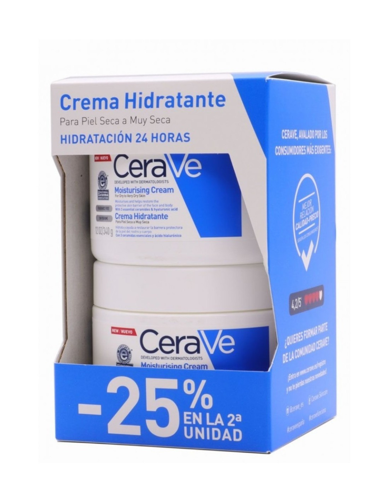 Cerave Creme Hidratante 340g Pack Duplo