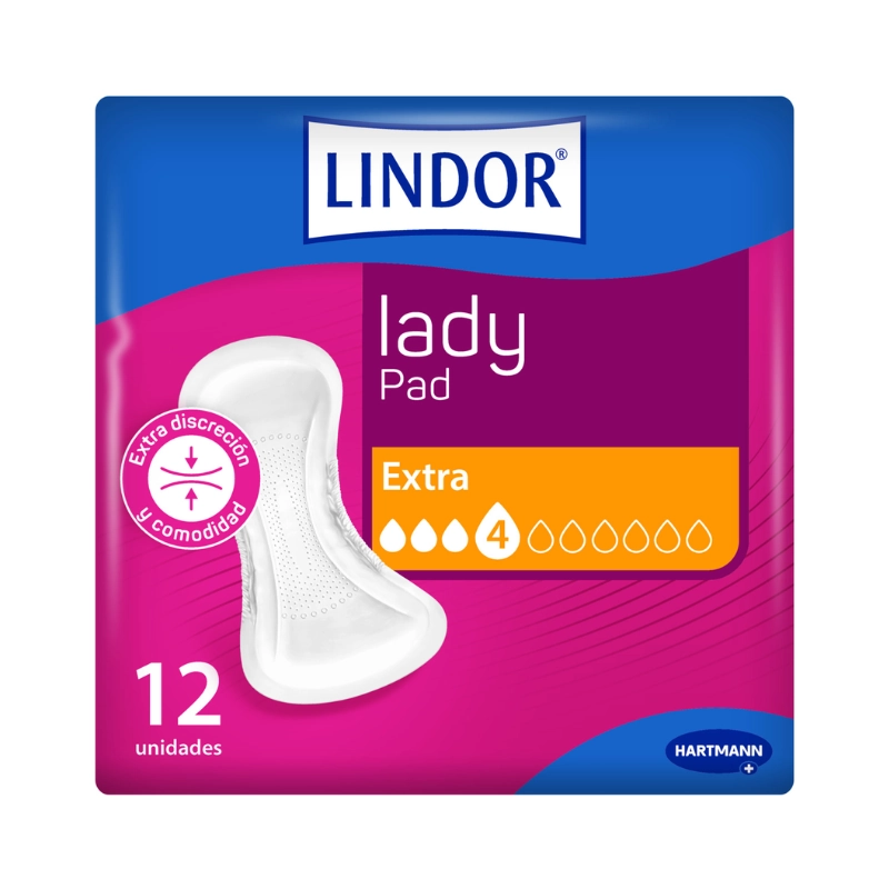 Lindor Lady Pad Extra 4G 12un