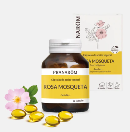 Pranarom Cápsulas de Óleo de Rosa Mosqueta 60caps