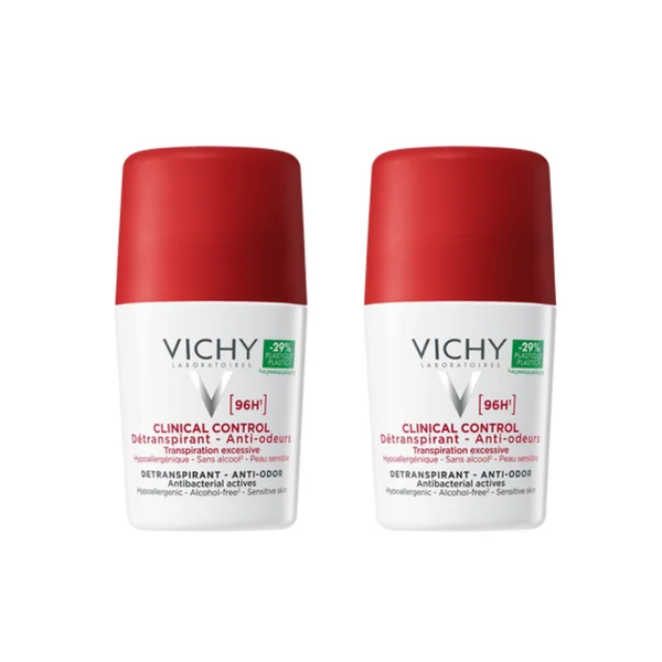 Vichy Desodorizante Clinical Control 96h Roll-On 50ml Pack Duplo