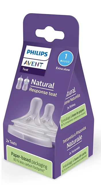Philips Avent Nat Response Tetina 0M 2un