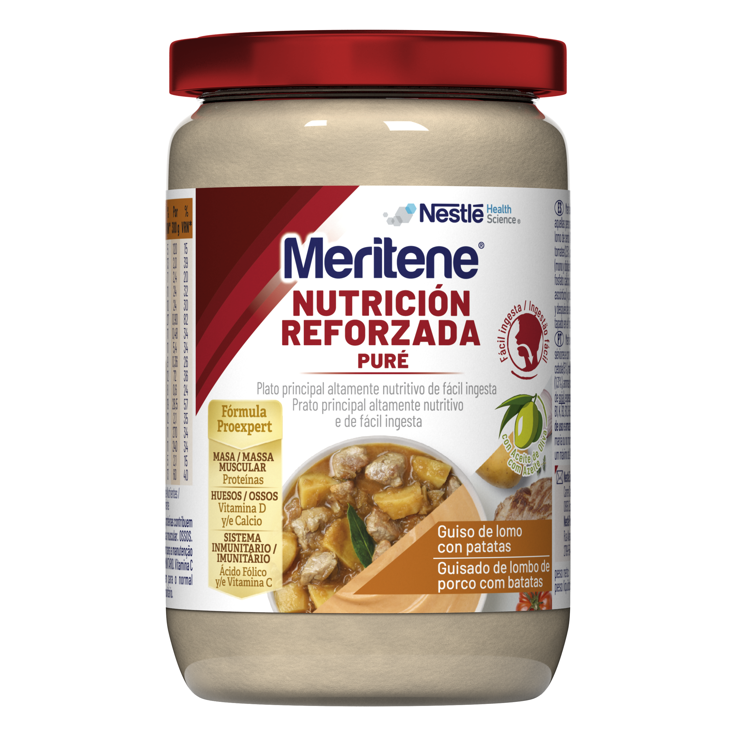 Meritene Nutrição Reforçada Puré Lombo Porco/Batata 300g