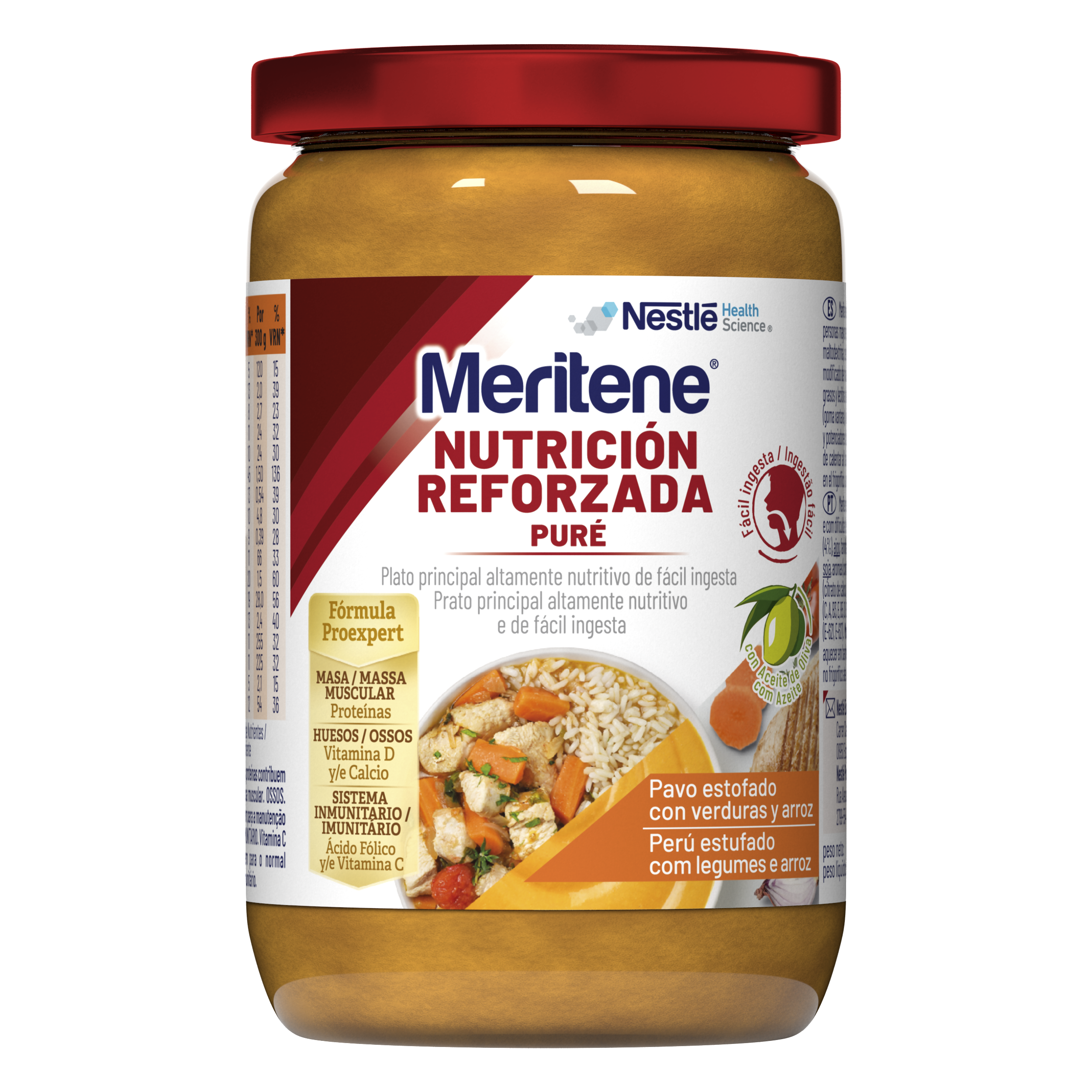 Meritene Nutrição Reforçada Puré Peru/Legumes/Arroz 300g