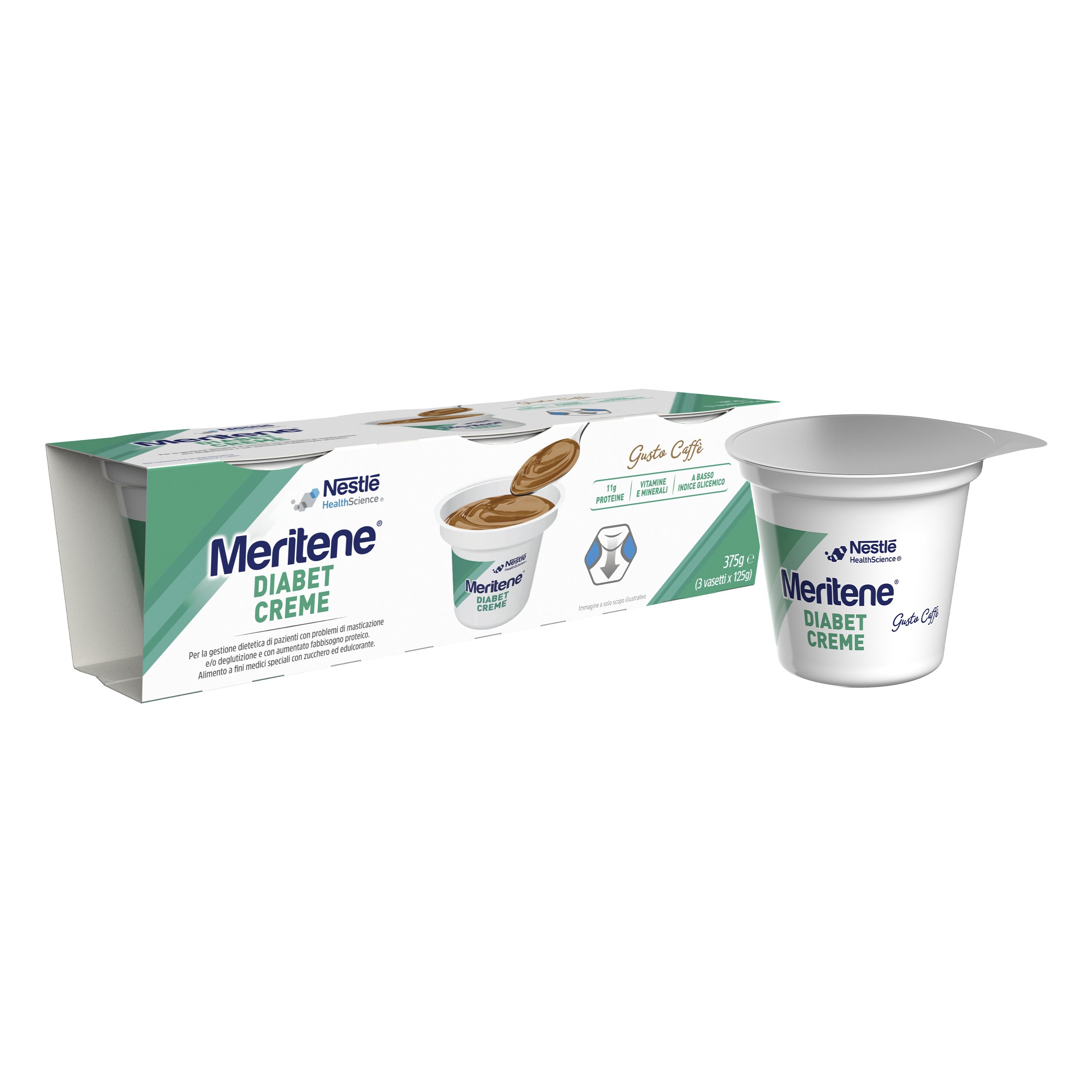 Meritene Diabet Cr Café 125g 3un