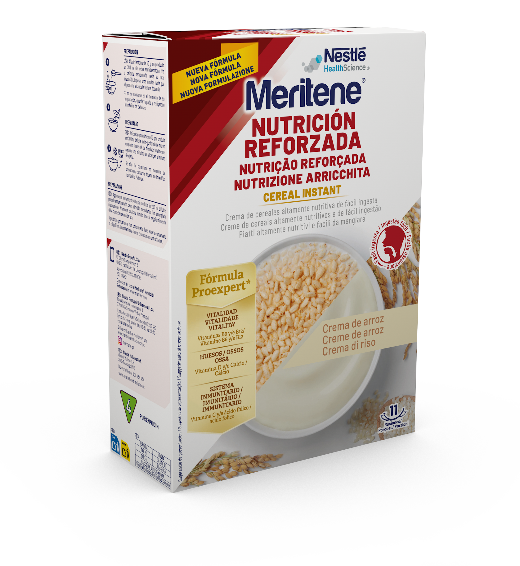 Meritene Cereal Instant Creme Arroz 440g