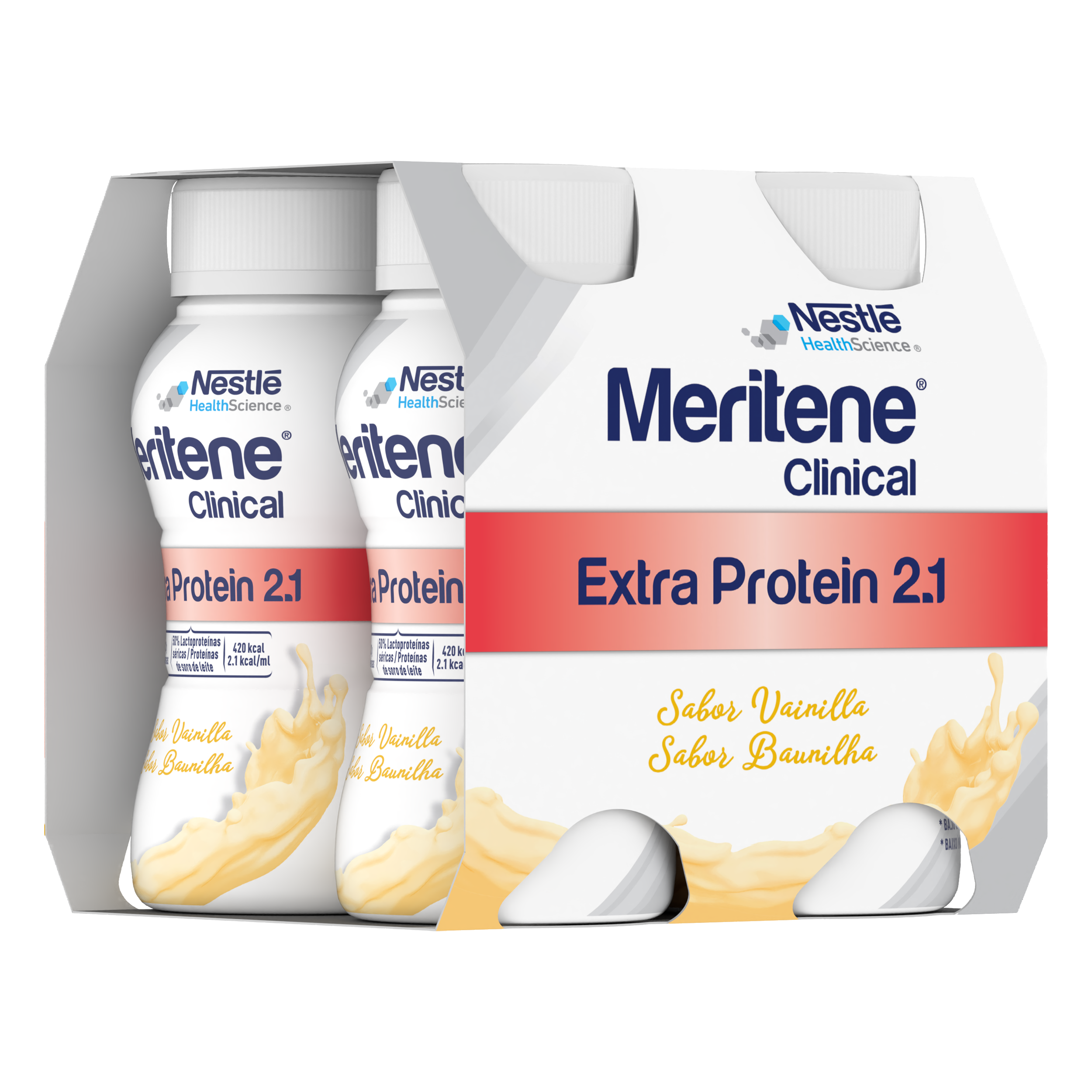 Meritene Clinical Extra Protein Baunilha 4x200ml
