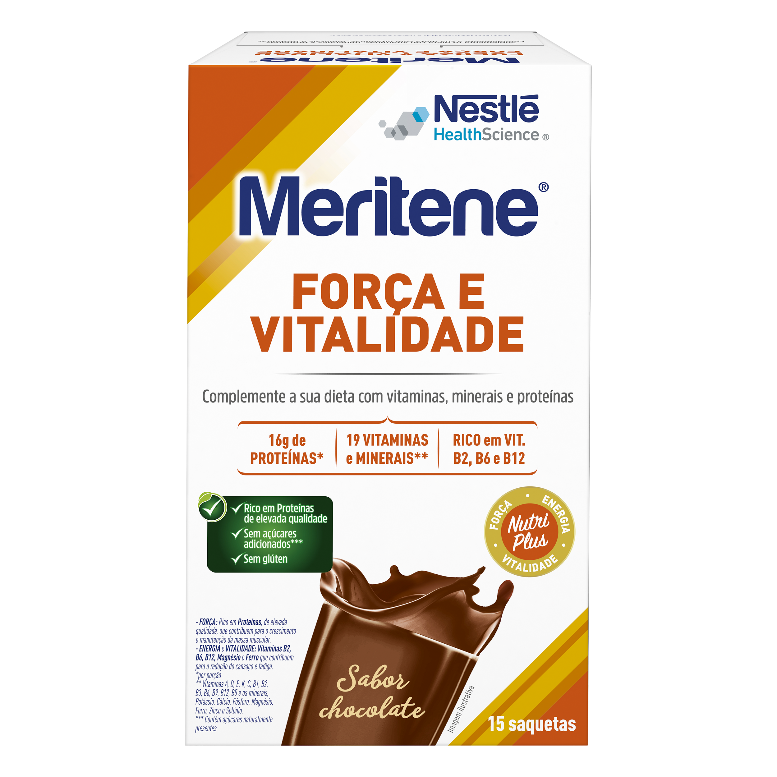 Meritene Força & Vitalidade Chocolate15x30g