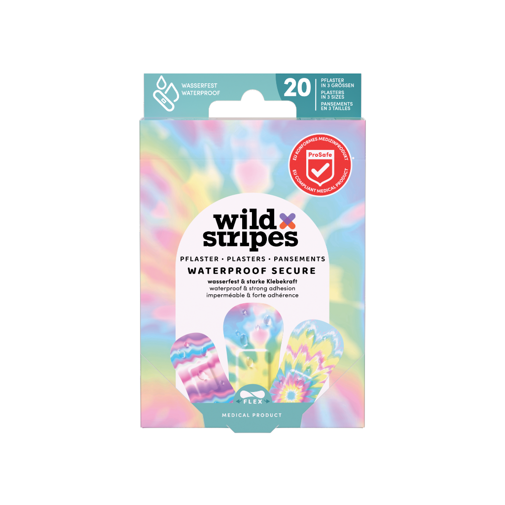 Wild Stripes Waterproof Rainbow 20 unidades