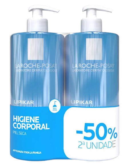 La Roche Posay Lipikar Gel Lavante 1000ml Pack 2un