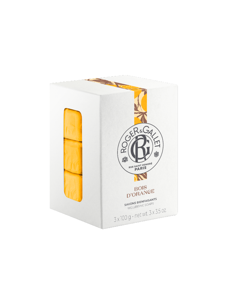Roger & Gallet Bois Orange Sabonete 100g 3un