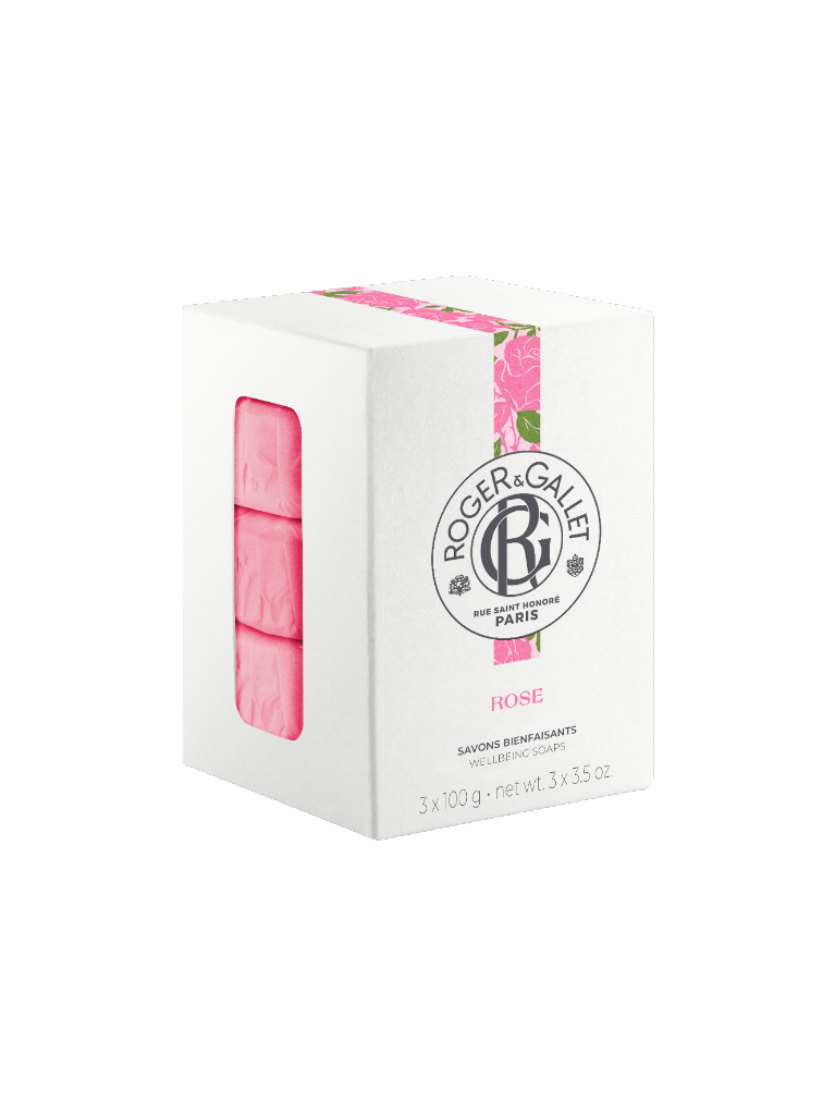 Roger & Gallet Rose Sabonete 100g 3un