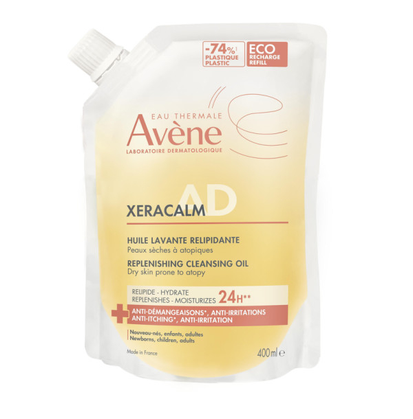 Avéne Xeracalm A.D Óleo Limpeza Recarga 400ml
