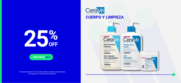 CeraVe Cuerpo y Limpieza 25%
